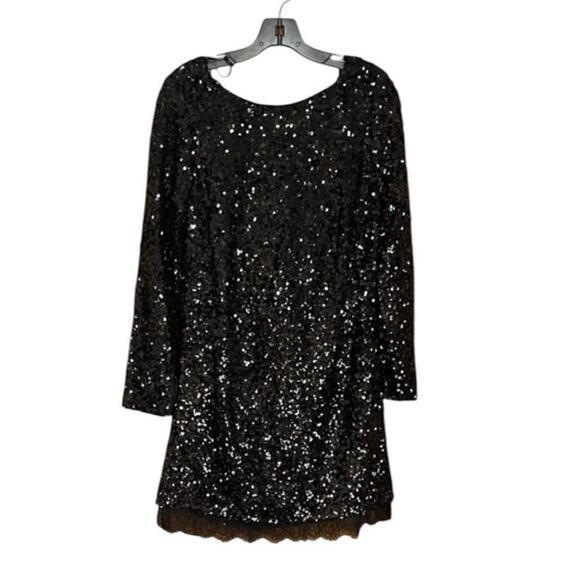 Sachin + Babi  Size 14 NEW Womens Black Cameron Sequin Low Back Mini Dress NWT - Picture 6 of 10